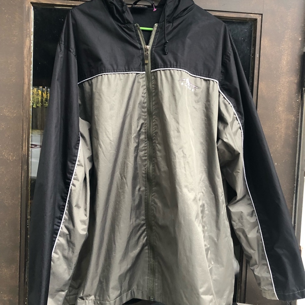 Pacific Mountain “Alaska” Men’s Black/ Olive Full Zip Hoodie Jacket Size XXL